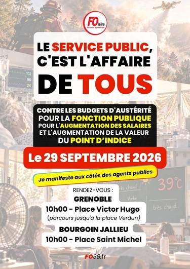 Le 29 septembre!